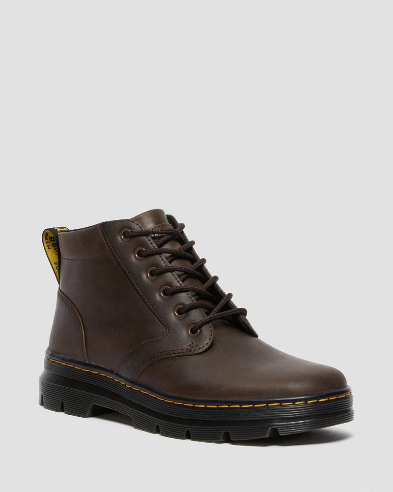 Men\'s Dr Martens Bonny Leather Ankle Boots Brown | AU 436LIS